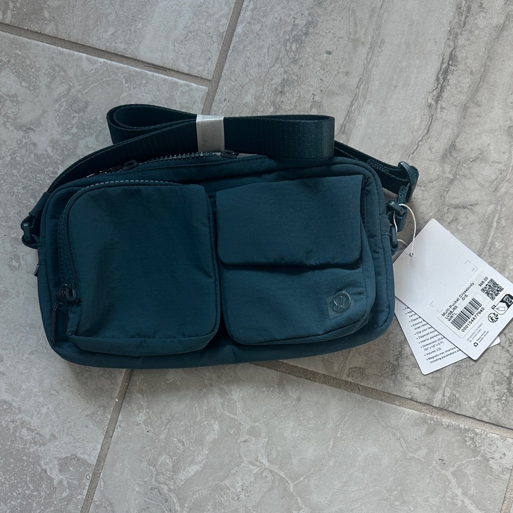 Stylish Dark Green Men's Bag